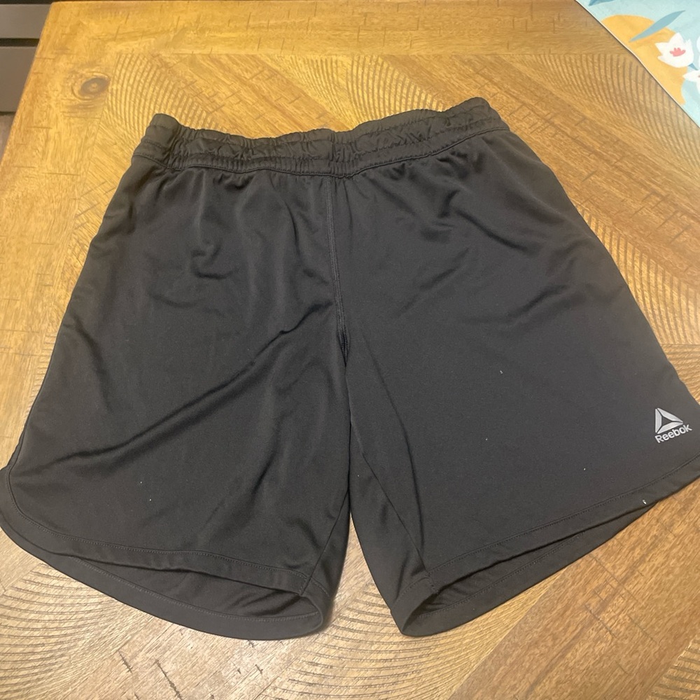 Reebok Men's Black Athletic Shorts